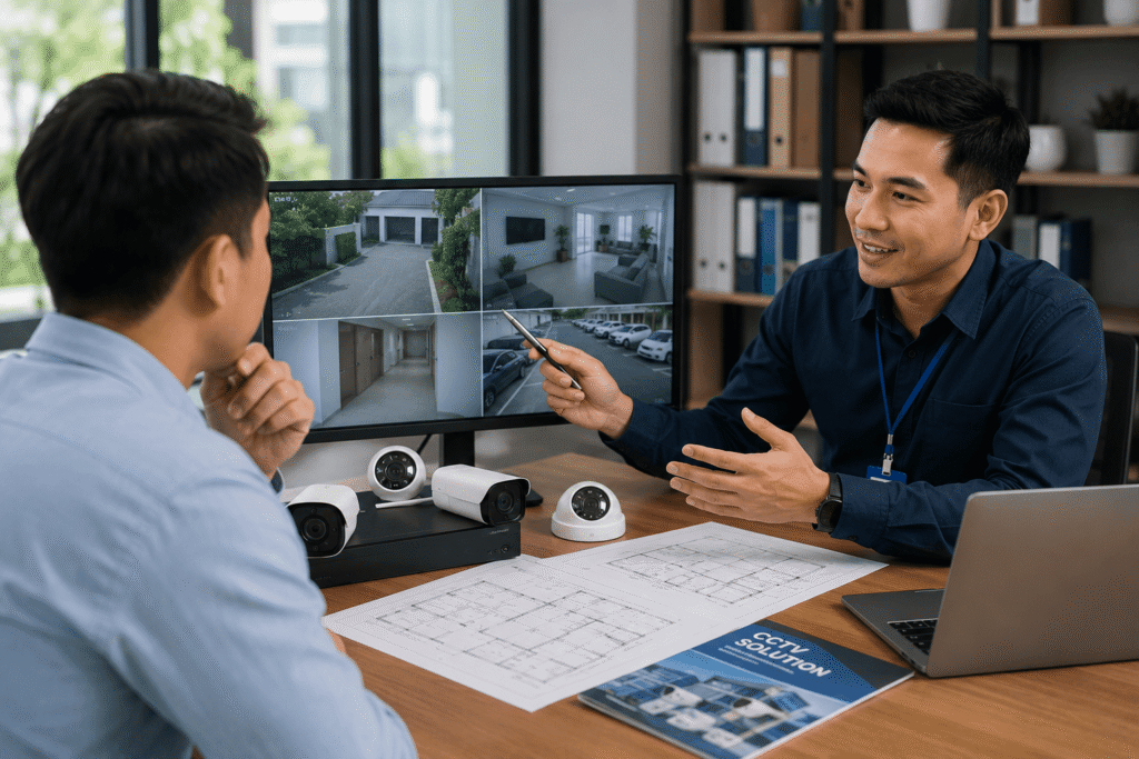 foto konsultasi cctv